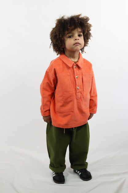 Active Shirt - Orange Corduroy