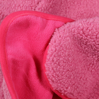 Double fleece cardigan - Pink