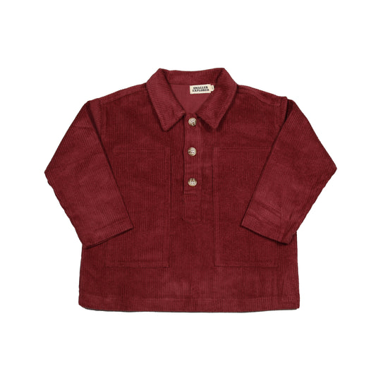 Active Shirt - Cranberry Corduroy (Past Season)