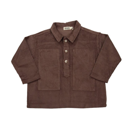 Active Shirt - Mocha Corduroy