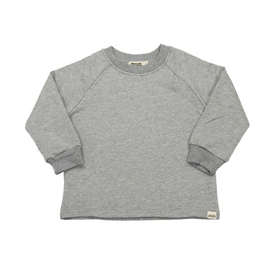 Basic Raglan Sweatshirt - Grey