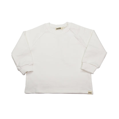 Basic Raglan Sweatshirt - Milk