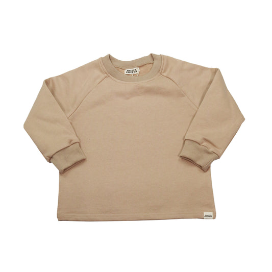 Basic Raglan Sweatshirt - Wheat